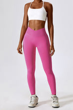 Load image into Gallery viewer, Slim Fit Wide Waistband Sports Leggings
