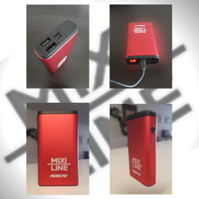 Load image into Gallery viewer, 360 View of Mixi Portable Power Bank for your Crossbody Backpack, Red
