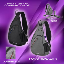 Load image into Gallery viewer, Quality Mixi Sling Backpack with USB Port
