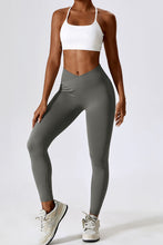 Load image into Gallery viewer, Slim Fit Wide Waistband Sports Leggings
