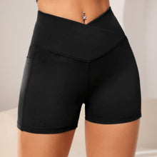 Load image into Gallery viewer, Wide Waistband Active Shorts with Pocket
