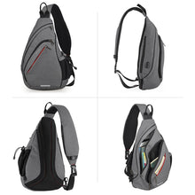 Load image into Gallery viewer, Mixi Compact Crossbody Sling Backpack for Men Women 360 Angle Grey
